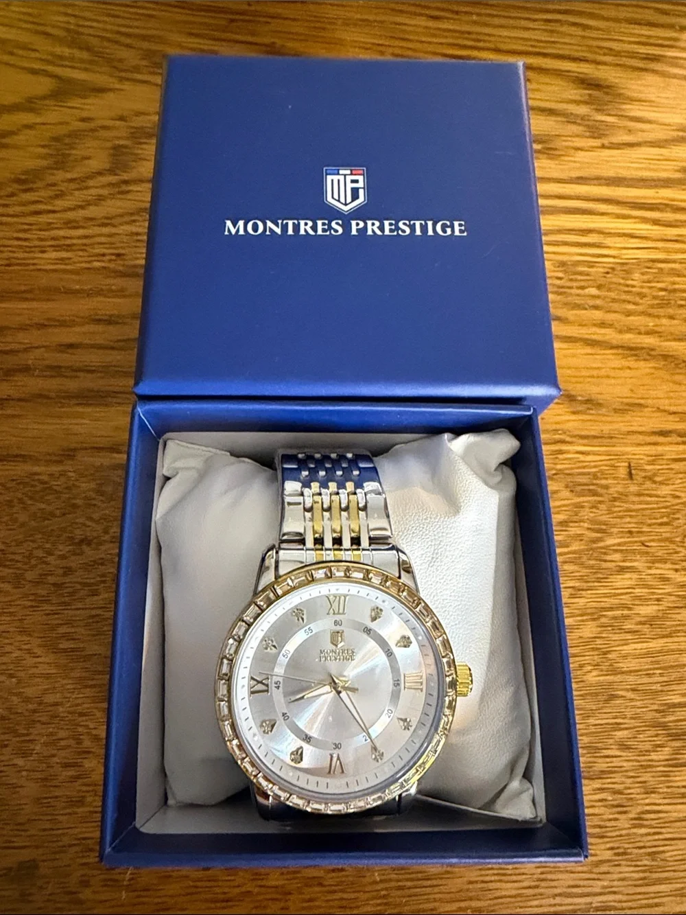 NWT Montres Prestige X Invicta Men's Watch 45mm Two-Tone Gold Steel MPW-0239